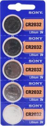 Батарейка CR2032, в упаковке: 5 шт