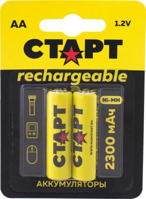 Аккумулятор HR6 AA NIMH-BL2, типоразмер AA, 2300 мАч, 2 шт – фото 1