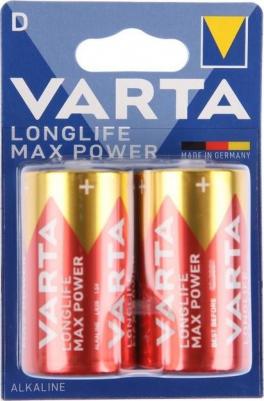Батарейка D щелочная Longlife Max Power LR20 в блистере 2шт – фото 2