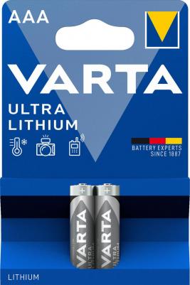 Батарейка Ultra Lithium AAA блистер 2шт