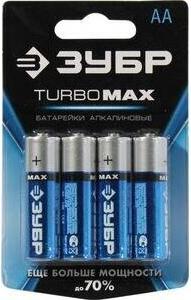 Батарея Turbo-MAX, AA, 1.5V, 4шт. (59206-4C_z01) – фото 3