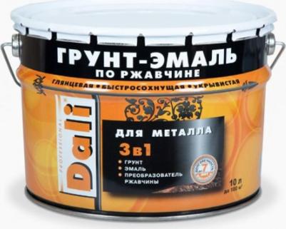 Грунт- эмаль ПО ржавчине 3 В 1 серебристый алюминий 10 Л (1) "рогнеда" – фото 7