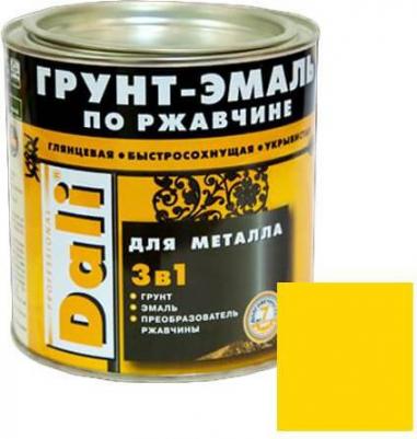 Грунт- эмаль ПО ржавчине 3 В 1 желтая 0,75 Л (6) "рогнеда" – фото 8