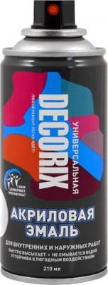 Эмаль аэрозольная универсальная Decorix 520 мл 0101-24 DX A24 белая матовая