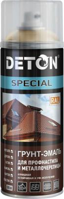 Грунт-эмаль аэрозоль 520мл металлочерепица профн. RAL1014 СЛОНОВ. КОСТЬ арт.DTN-A07296 Det – фото 1