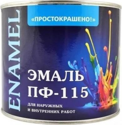 Эмаль ПФ-115 ярко-зеленая 2,7кг Простокрашено БАУ – фото 2