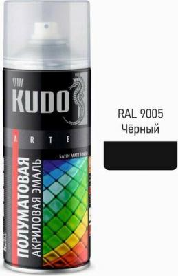 Эмаль универсальная Satin, RAL 9005 чёрный, 520 мл