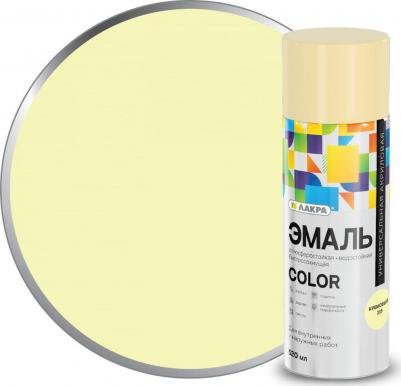 Аэрозольная эмаль Color универсальная, кремовый 315 Лк-00012482 – фото 1