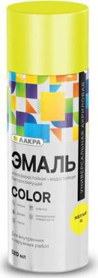 Эмаль аэрозольная Color универсальная Желтый 41 – фото 1