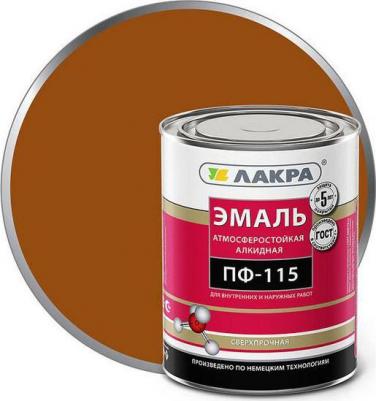 Эмаль ПФ-115, 2 кг, коричневая – фото 5
