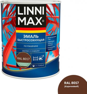 Грунт-эмаль по ржавчине Быстросохнущая шелковисто-матовая цвет шоколадно-коричневый 0.75 л – фото 2