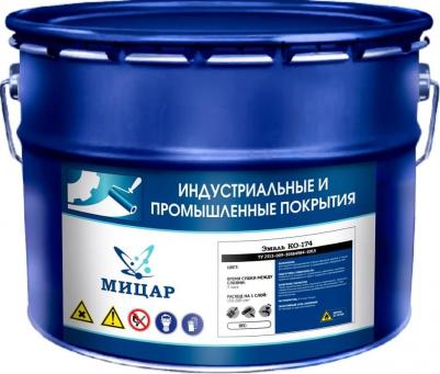 КО-174 используется для окраски наружных фасадов сооружений и зданий, а также для защиты поверхностей из металла, которые эксплуатируются при