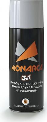 Грунт-эмаль по ржавчине аэрозольный акриловый Eastbrand RAL7035 светло-серый 520 мл – фото 3