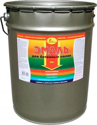 Эмаль для бетонных полов износостойкая, 20 л, темно-красная – фото 1