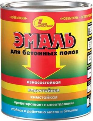 Эмаль для бетонных полов износостойкая, 20 л, темно-красная – фото 2