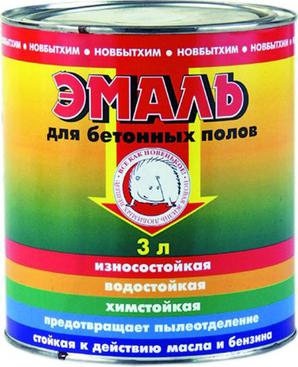 Эмаль для бетонных полов износостойкая водостойкая 1 л серая матовая – фото 1