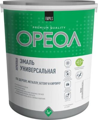 Эмаль универсальная акриловая белая матовая 3 кг – фото 1