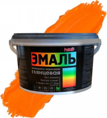 Эмаль акриловая графитовый оранжевый 2,5 кг