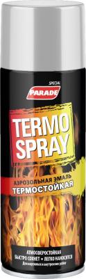 Эмаль аэрозольная Termo Spray, серебристый – фото 3