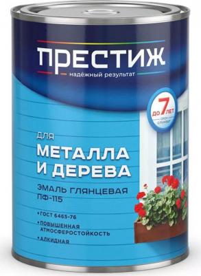 Эмаль ПФ-115 для металла и дерева, алкидная, глянцевая, 0,9 кг, светло-голубая