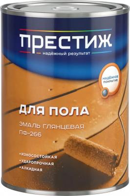 Эмаль ПФ-266 для пола, алкидная, глянцевая, 1,9 кг, светлый орех – фото 2