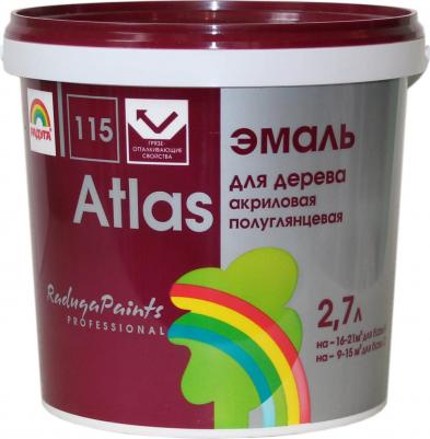 Эмаль для дерева под колеровку Атлас ВД-АК 115 4607017510650 – фото 2