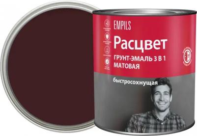 Грунт-эмаль по ржавчине 3 в 1 быстросохнущая цвет шоколадный 2.7 кг