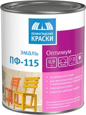 Эмаль ПФ-115 (700001537) св.серый 0.9л – фото 1