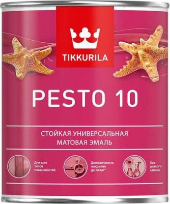 Эмаль Pesto 10 стойкая универсальная матовая база А 2,7 л – фото 2