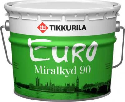 Эмаль высокоглянцевая Euro Pesto 90 (Песто 90) 9 л бесцветная (база С) – фото 1