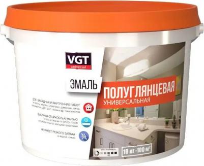 Эмаль акриловая универсальная ВД-АК-1179 ВД АК 1179 Полуглянцевая 10 кг бесцветная – фото 1