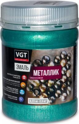 Эмаль ВД-АК-1179 Металлик универсальная изумруд 0.23 кг – фото 6