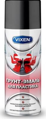 Грунт-эмаль для пластика 520 мл аэрозоль, RAL9005 чёрный матовый VX-50100 – фото 4