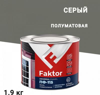Эмаль FAKTOR ПФ-115 зеленая, банка 0,8 кг 214717 – фото 4