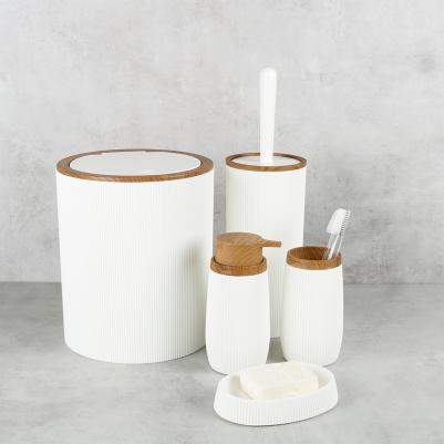 Ведро 5л c крышкой FIXSEN BROWN FX-403-6 пластик, коробка – фото 6