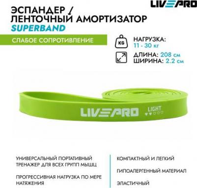 Ленточный амортизатор SuperBand низкое сопротивление, зеленый NL LP8410-S-GN 00-00-00