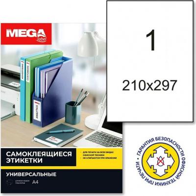 Этикетки самоклеящиеся глянцевые белые 210х297 мм – фото 3