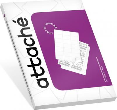 Этикетки самоклеящиеся Office Label 105х37 мм 16 штук на листе белые – фото 1