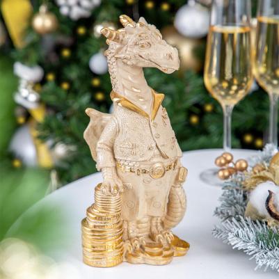 Статуэтка Дракон Франц Айвори – фото 3