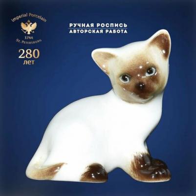Скульптура мр Котенок Парамоша Сиамский, 5,9 см