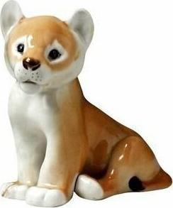 Скульптура. Львенок б.р. Высота 10,4 см – фото 1