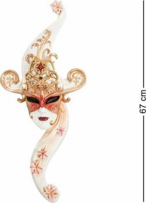 Венецианская маска "Лотос" 28,5х11х67см. арт.WS-352
