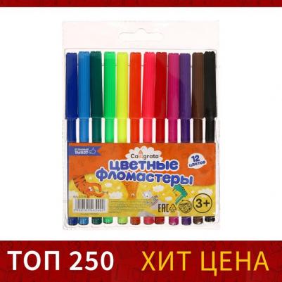 Фломастеры 12 цветов – фото 2