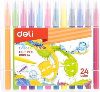Фломастеры 24 цвета Color Emotion (EC10324) ISBN 6935205309587 – фото 5