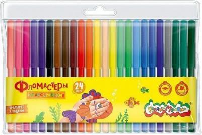 Фломастеры 24 цвета смываемые – фото 12