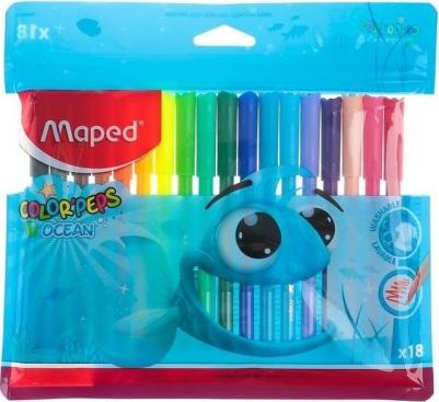 Фломастеры Color Peps ocean, суперсмываемые 18 цветов – фото 3