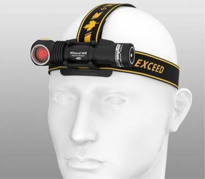 Налобный фонарь Wizard C2 WR Magnet USB F06901C Белый и красный свет – фото 2