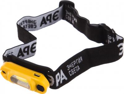 Фонарь GA-801 налобный Практик 3Вт COB Li аккум. microUSB шарнир клипса бл 10/60 Б0030186 – фото 12