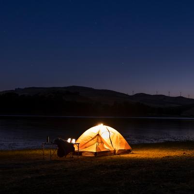 Фонарь налобный c аккумулятором 5W 1500mAh IP44 USB type-C, ABS пластик, резина, TH2310, цена за 1 шт – фото 4