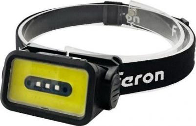 Фонарь налобный c аккумулятором 5W 2000mAh IP44 USB type-C, ABS пластик, TH2315, цена за 1 шт – фото 1